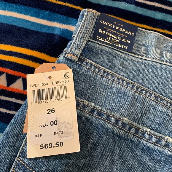 Lucky Brand Cut Off Denim Skirt - Picture 5 of 5